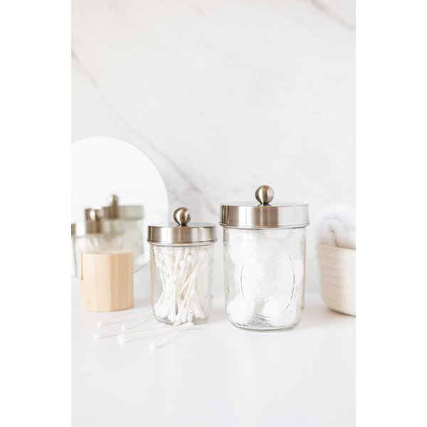 Apothecary Heavy Glass Bathroom order Accessories